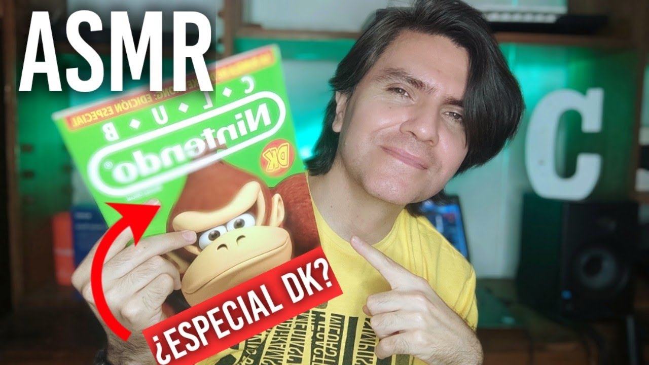 ASMR de INSÓLITA REVISTA ESPECIAL DE DONKEY KONG de Club Nintendo #asmr #asmrparadormir #asmrvideo