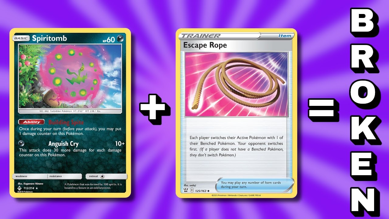Spiritomb got CRAZY GOOD with Escape Rope!