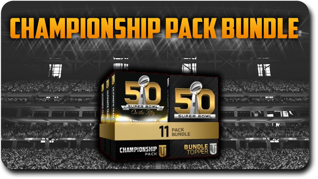 MUT 16 Championship Pack Bundle Opening 