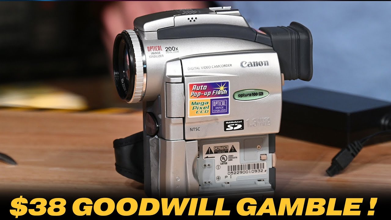 Игра в Goodwill Gamble стоимостью $38: сможет ли Canon Optura 100MC продолжать записывать в 2025 ...