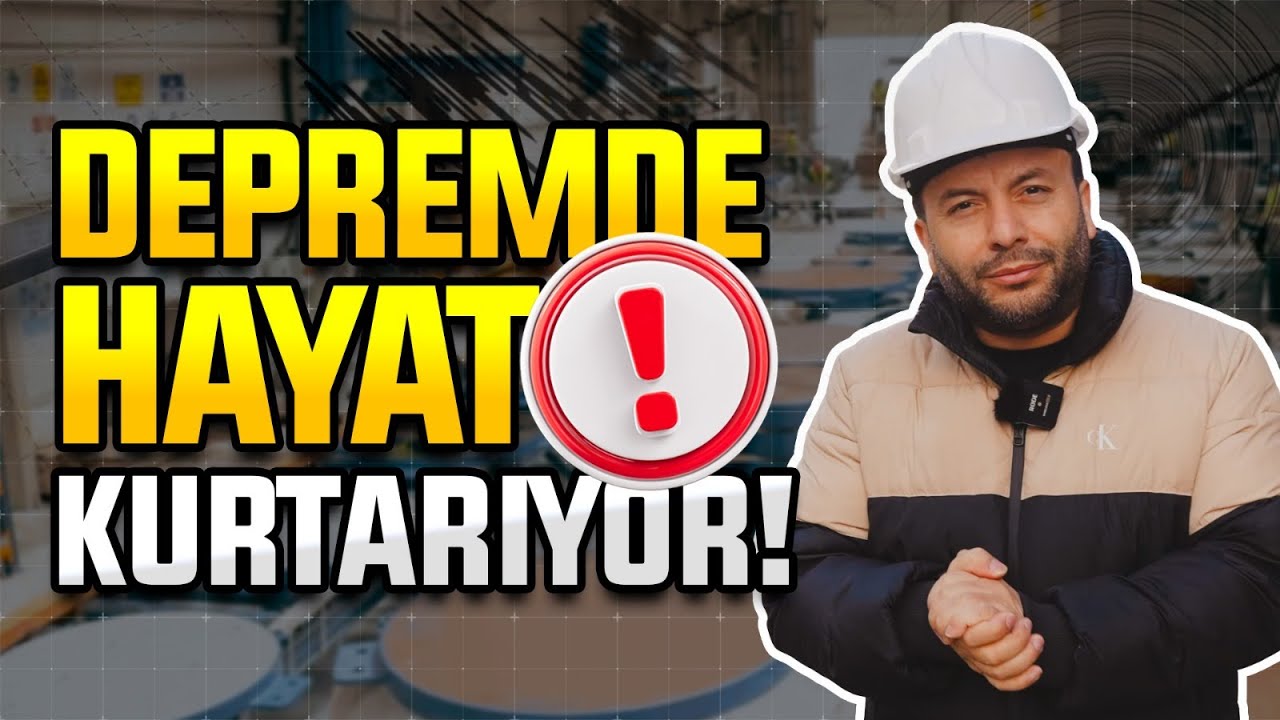 Depremde binaları yıkılmaktan koruyan teknoloji! Sismik izolatör burada üretiliyor!