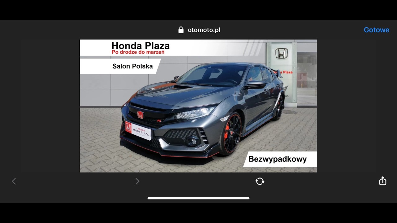 Honda Civic Type R 2.0 VTEC Turbo 320 KM