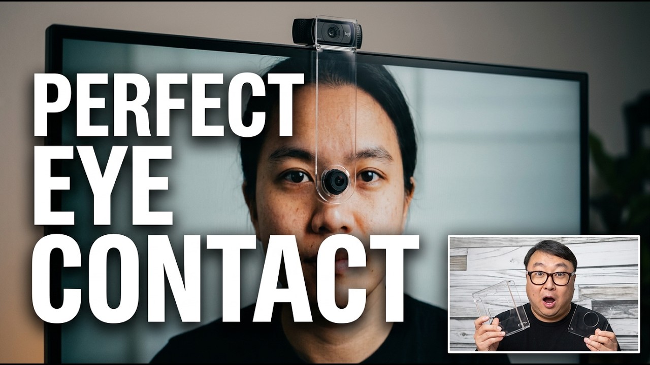 How To Mount Webcam To The Center Of The Monitor Screen
