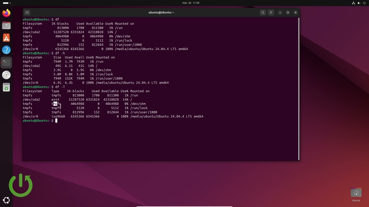 Linux &ndash; How to check disk space with df command