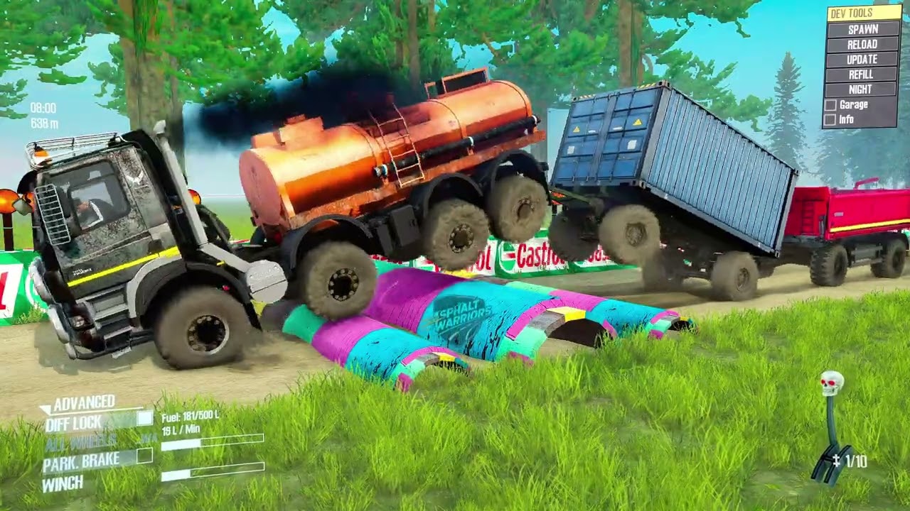 Невыполнимое испытание для грузовиков | Spintires Mudrunner