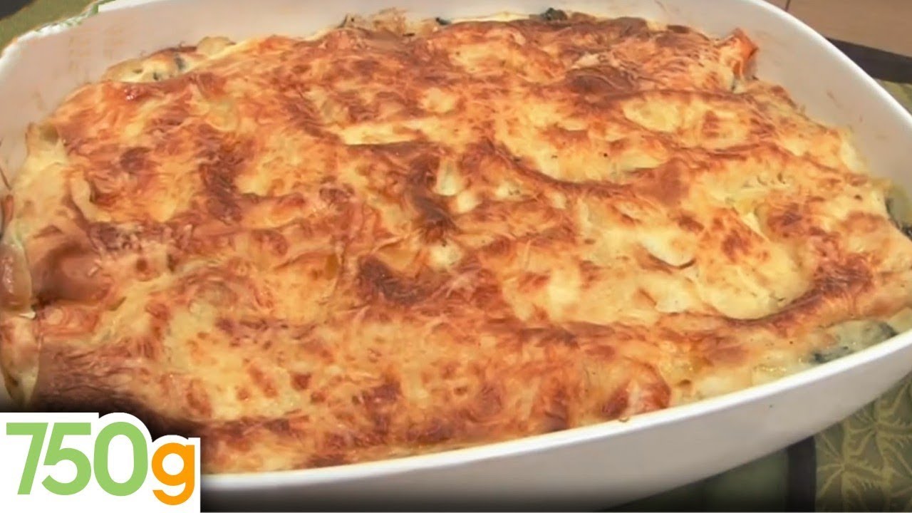 Lasagnes au saumon et aux épinards - 750g