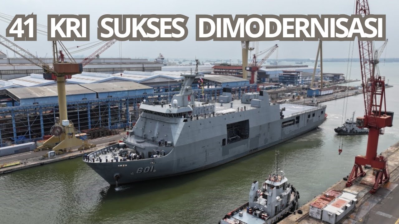 Tonggak Sejarah! 41 Kapal Perang TNI AL Sukses Dimodernisasi PT PAL