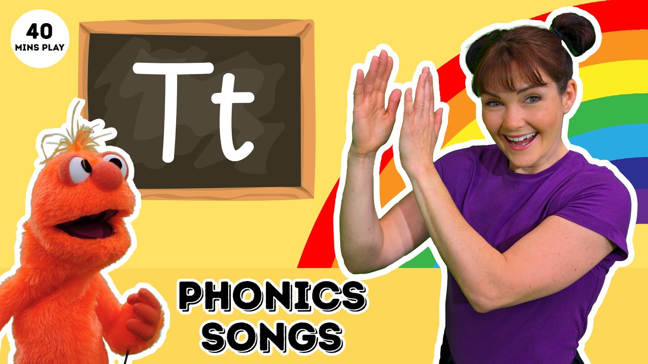Phonics Songs for Toddlers 🌈 Learn Letter Sounds with JoJo 🧡 ABC Phonics