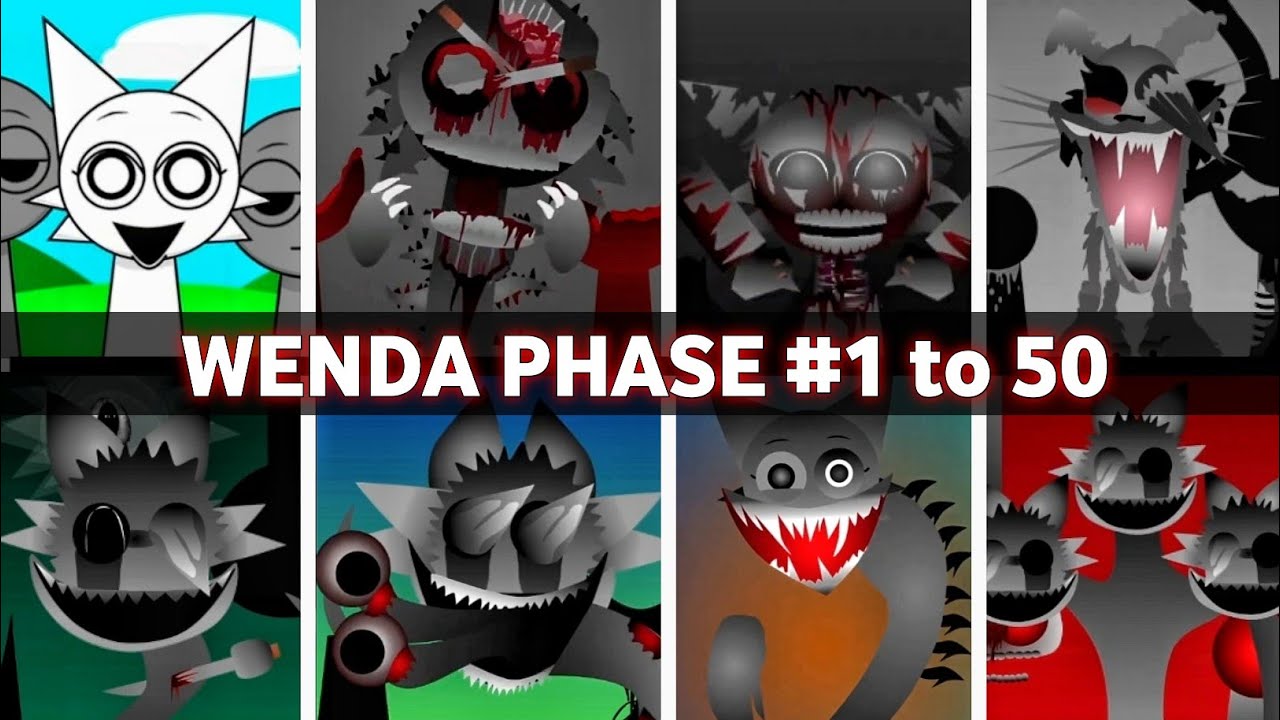 Incredibox - Sprunki phase 1 to 50 Wenda in ALL Different Mods