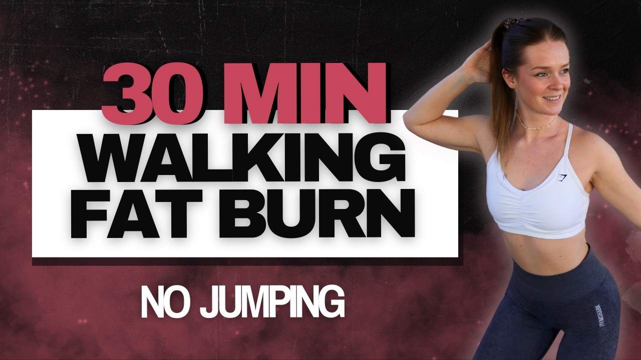 30 MIN WALKING FAT BURN | All Standing Cardio HIIT | Super Fun | No Equipment, No Repeat