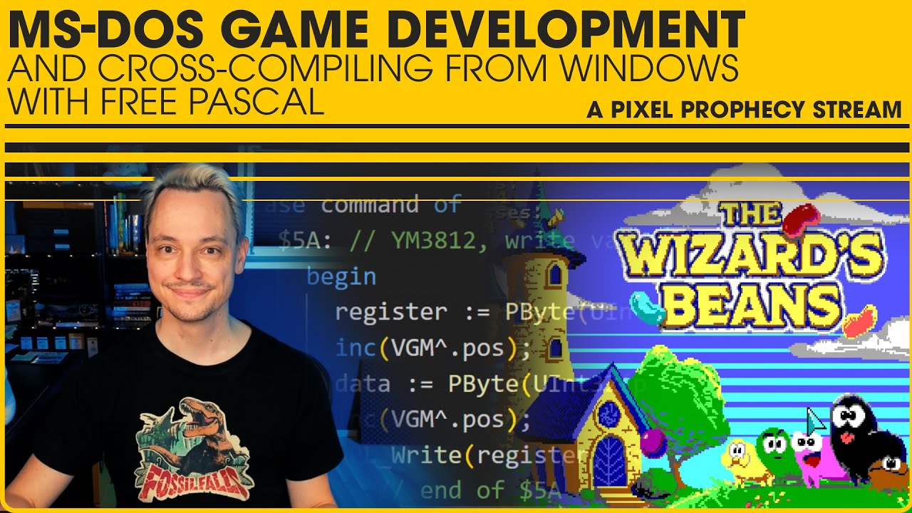 [Archived Stream] DOS Game Dev with Free PASCAL