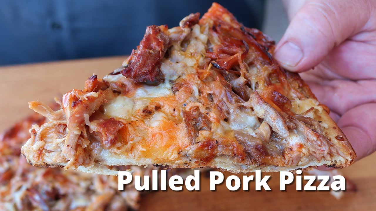 Grilled Pulled Pork Pizza | BBQ Pizza Recipe on Grilla Kong