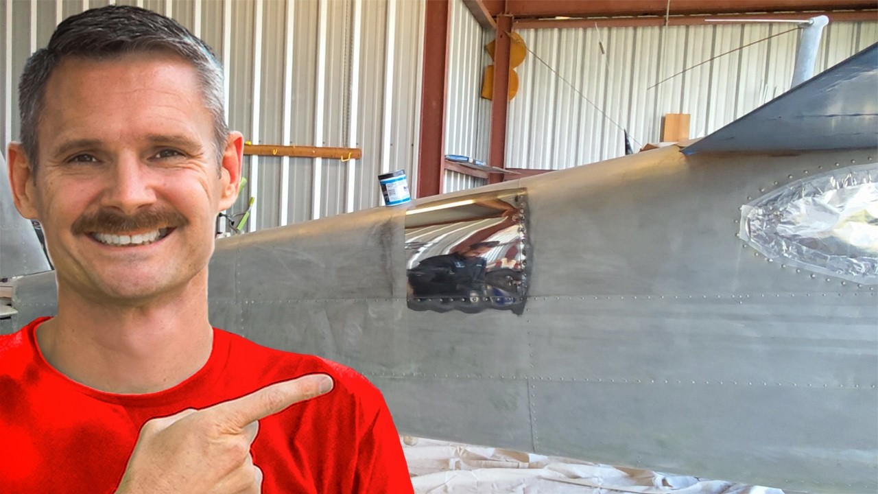 Начинаем покраску нашего заброшенного самолета Penelope Cessna 120 стоимостью 20 000 долларов