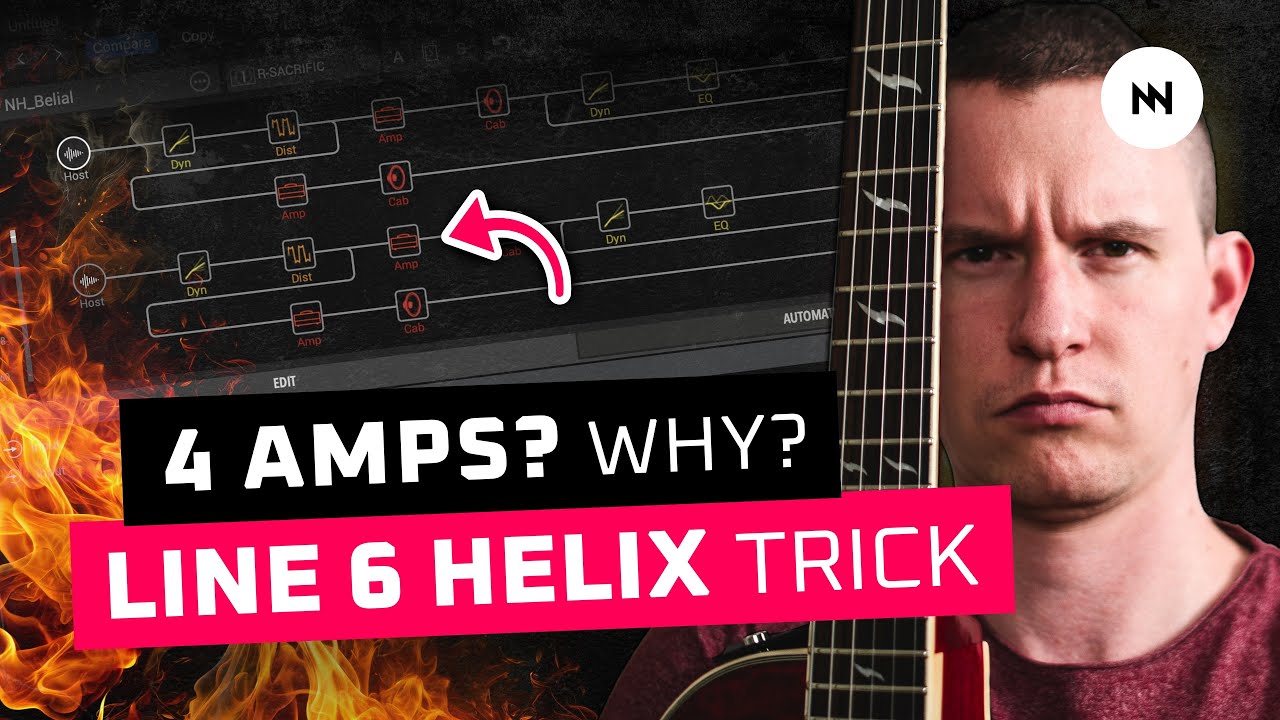 Line 6 Helix Tone Experiment – Stacking 4 Amps!