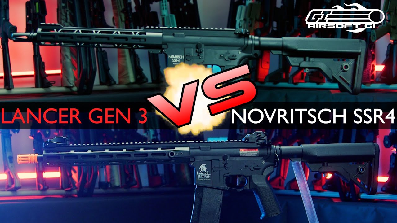 YOU WON'T BELIEVE THIS! Novritsch SSR4 Breakdown VS Lancer Tactical Gen 3 Airsoft Guns | Airsoft GI