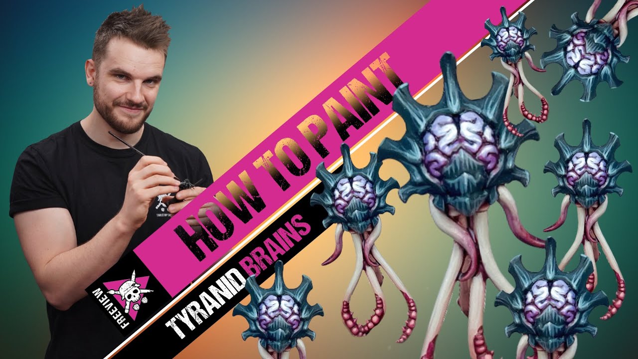 How to Paint Tyranid Brains! | Warhammer 40k Painting Tutorial