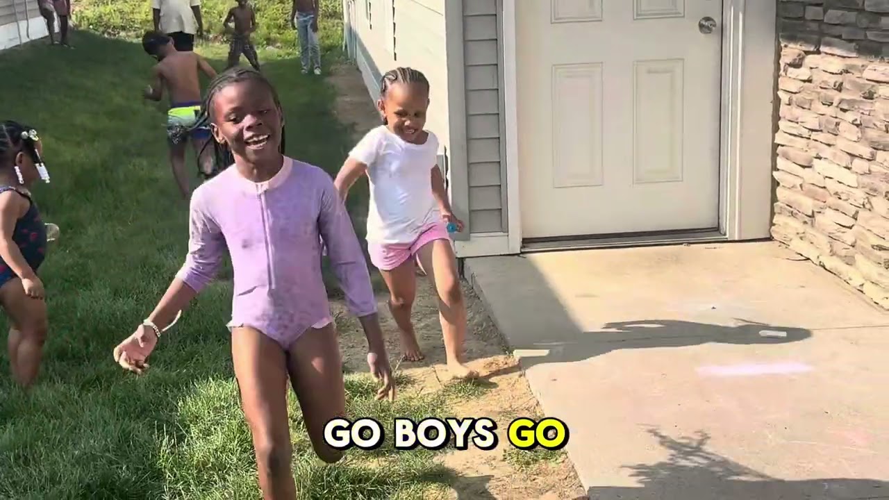 Water balloon fight