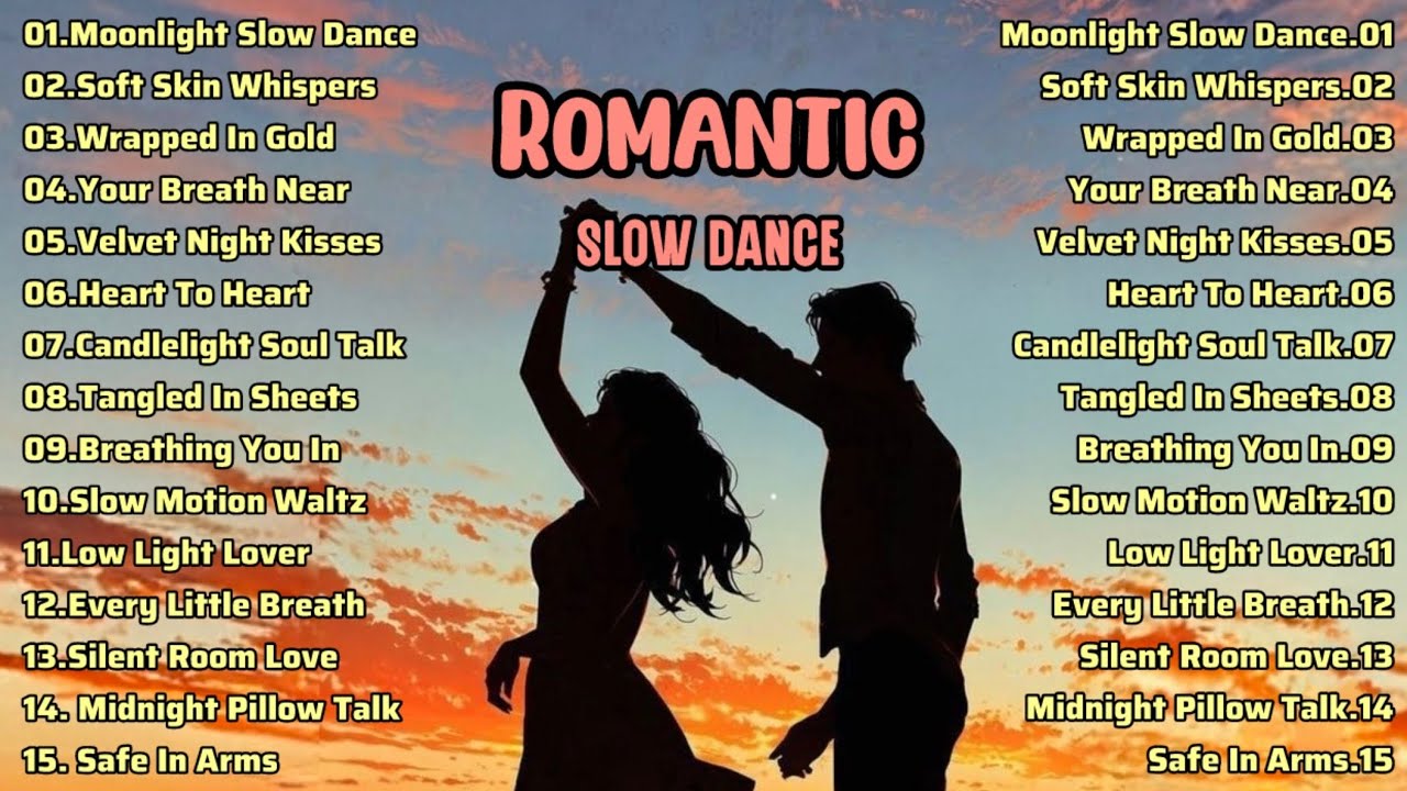 Romantic Slow Dance 🌹 Love Songs for Couples | Sunset & Candlelight Vibes