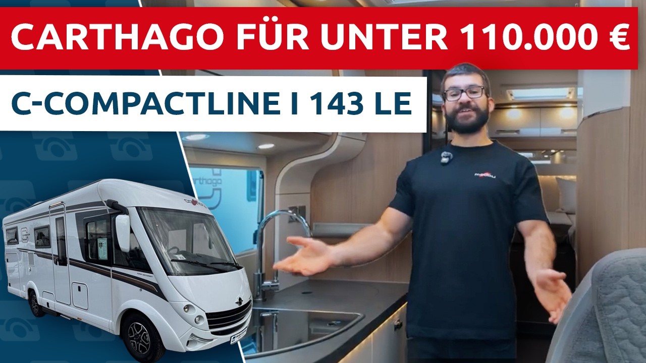 🔥Der letzte Carthago c-compactline I 143 LE aus 2025 auf Fiat Ducato (253)  im Bestand
