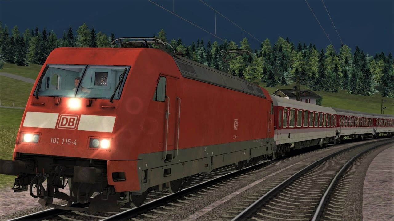 BR101 Regionalexpress Seeberg - Dissen Seebergbahn Führerstandsmitfahrt Train Simulator 2017