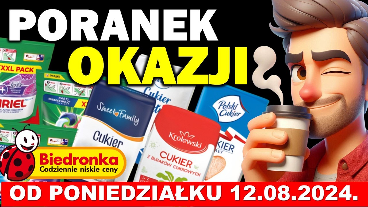 𝐁𝐈𝐄𝐃𝐑𝐎𝐍𝐊𝐀 🐞 Najlepsze Promocje od Poniedziałku 12.08.2024.