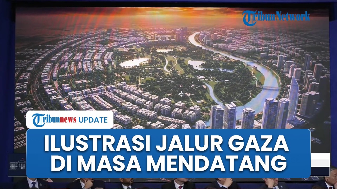 Penampakan Gaza di Masa Depan seusai Dibangun Board of Peace, Jadi Kota Modern dan Rakyat Makmur