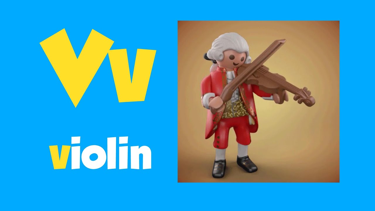 V for 🎻- Phonics Song with 🎻| ❓Guess which letter is missing  | Kidzstation
