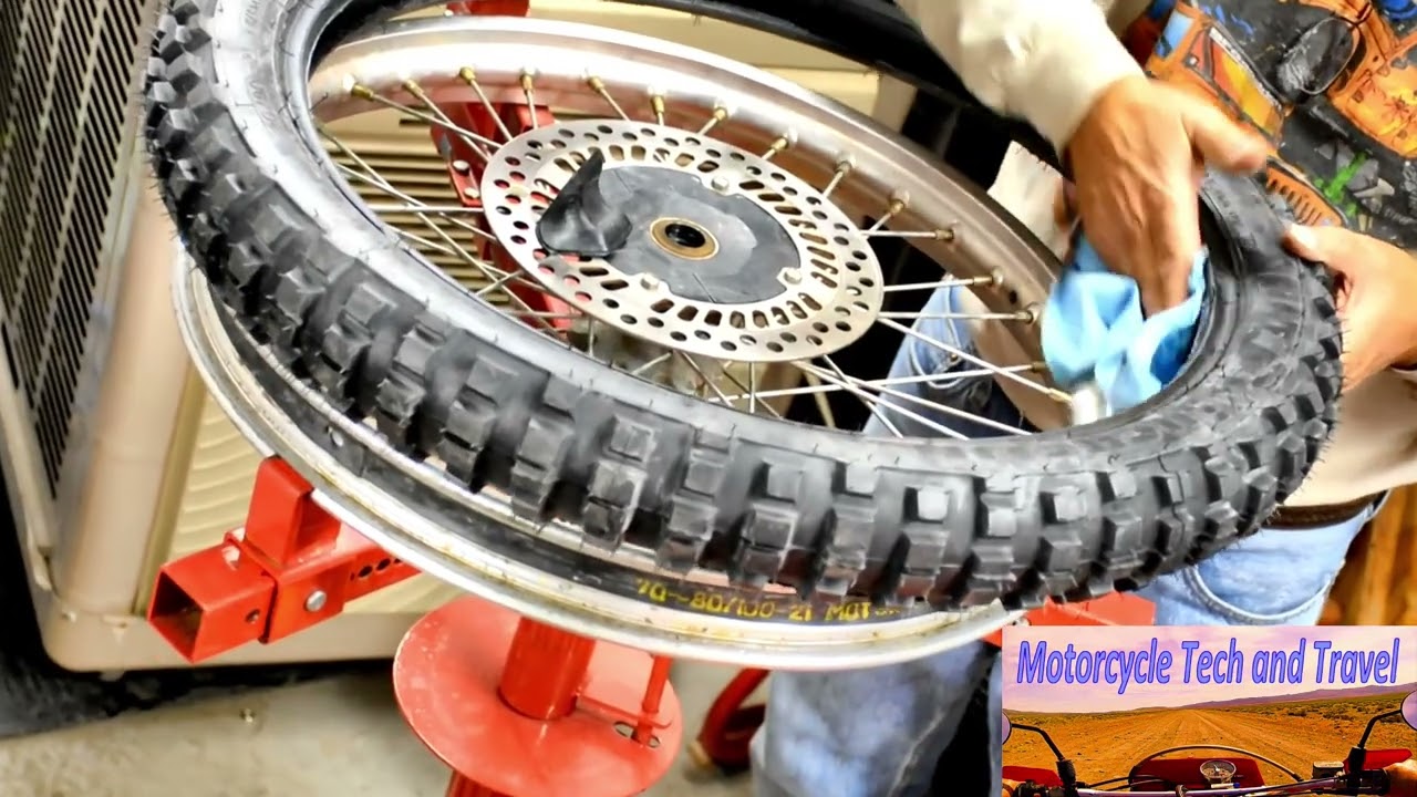 Dismounting and Mounting Dirt Dual Sport Tires
