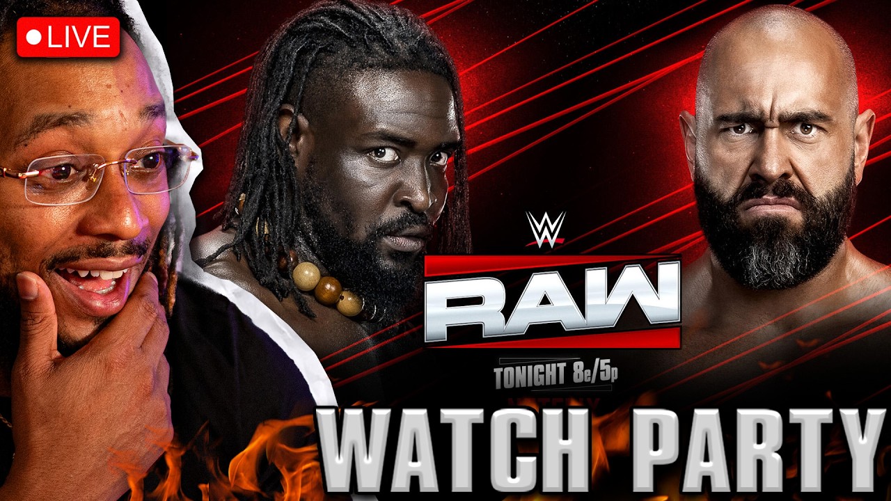 WWE RAW Watch Party: The Ruler Oba Femi vs Rusev! MAEFA! YAH! HOO! HOO! 3/9/2026
