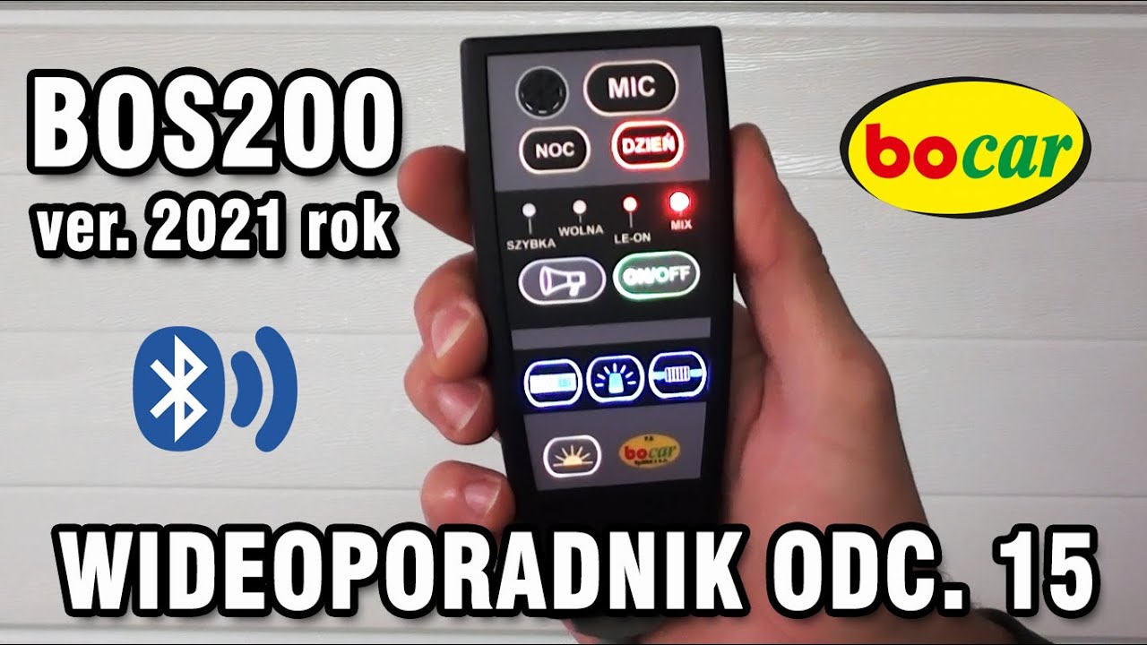 Bocar - BOS 200 ver. 2021 - instrukcja i prezentacja działania (odc. 15) - eLightbars.pl