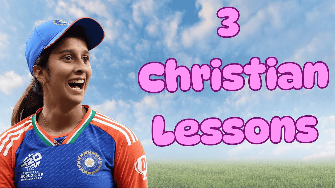 3 Christian lessons from Jemimah Rodrigues. तीन मसीही बातें जेमिमाः से सीखें।