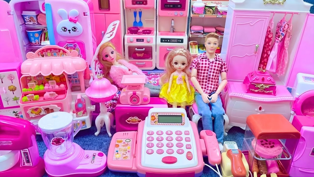 8 Minutes Satisfying with Unboxing swing&Slide toys, Princess Bed Toys Collection Review | ASMR