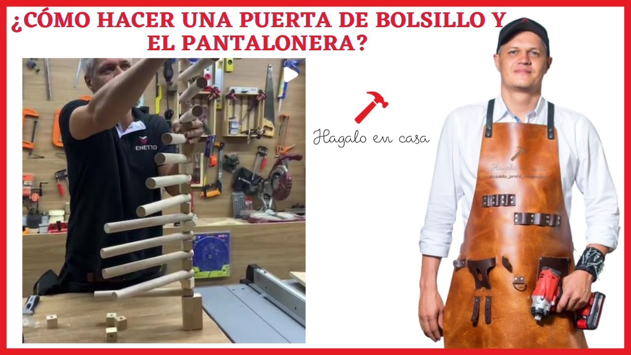 ¿Cómo hacer una puerta de bolsillo y el pantalonera?