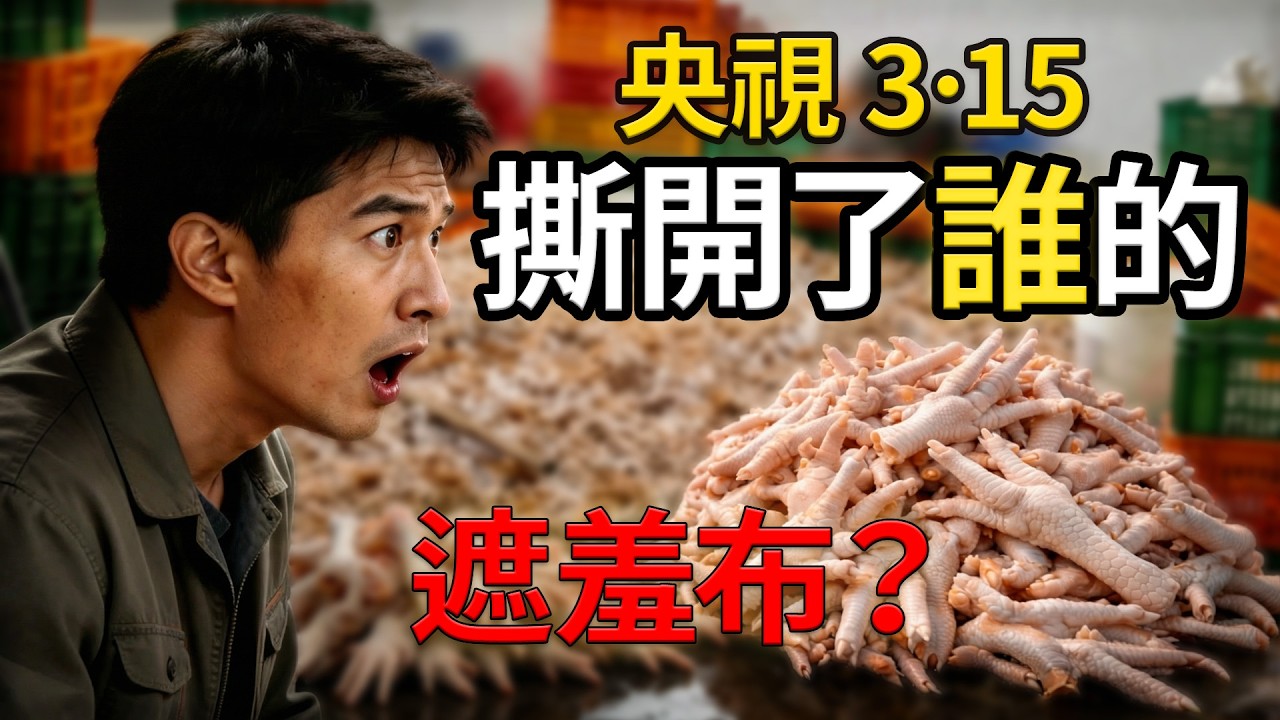 中國經濟被搞垮！央視3·15晚會成打假秀，食品安全問題、AI騙局再次引爆，背後的利益鏈讓人細思極恐！