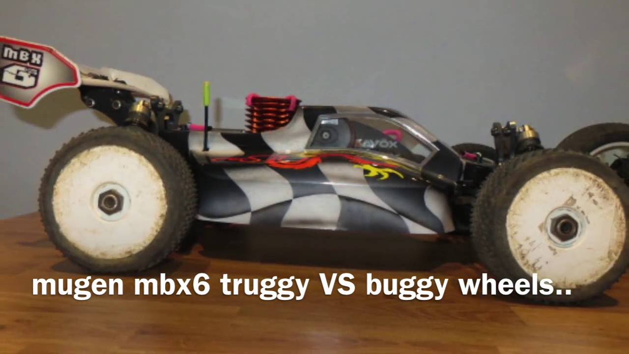 Mugen mbx6 truggy VS buggy wheels