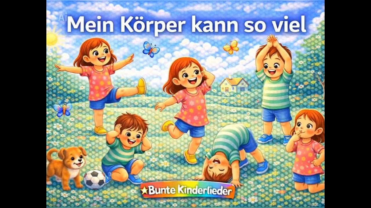 Mein Körper kann so viel | Mitmach-Kinderlied über Bewegung | Bunte Kinderlieder