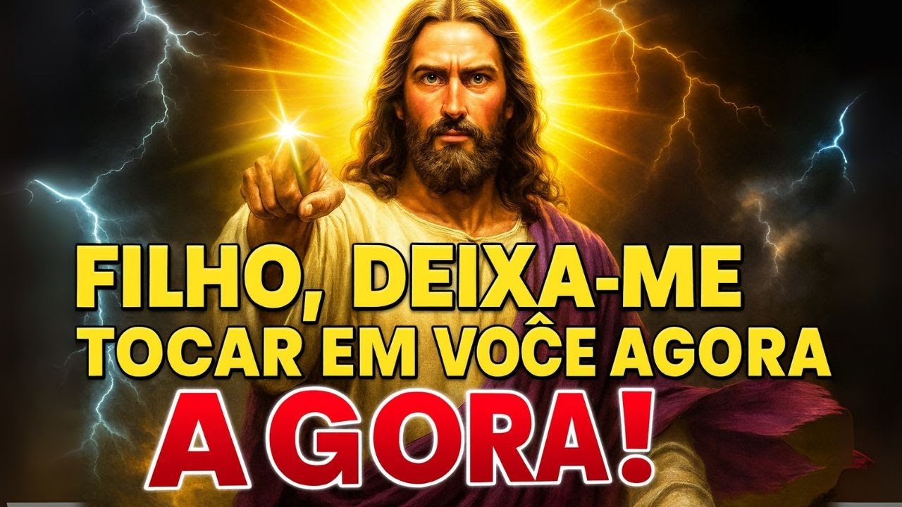 FILHO, DEUS ACABA DE TOCAR EM SUA DOR COM ESTE MILAGRE URGENTE, ABRA AGORA!