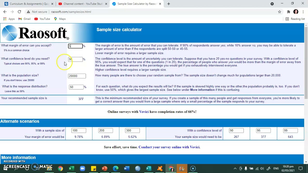 How to Compute Sample Size