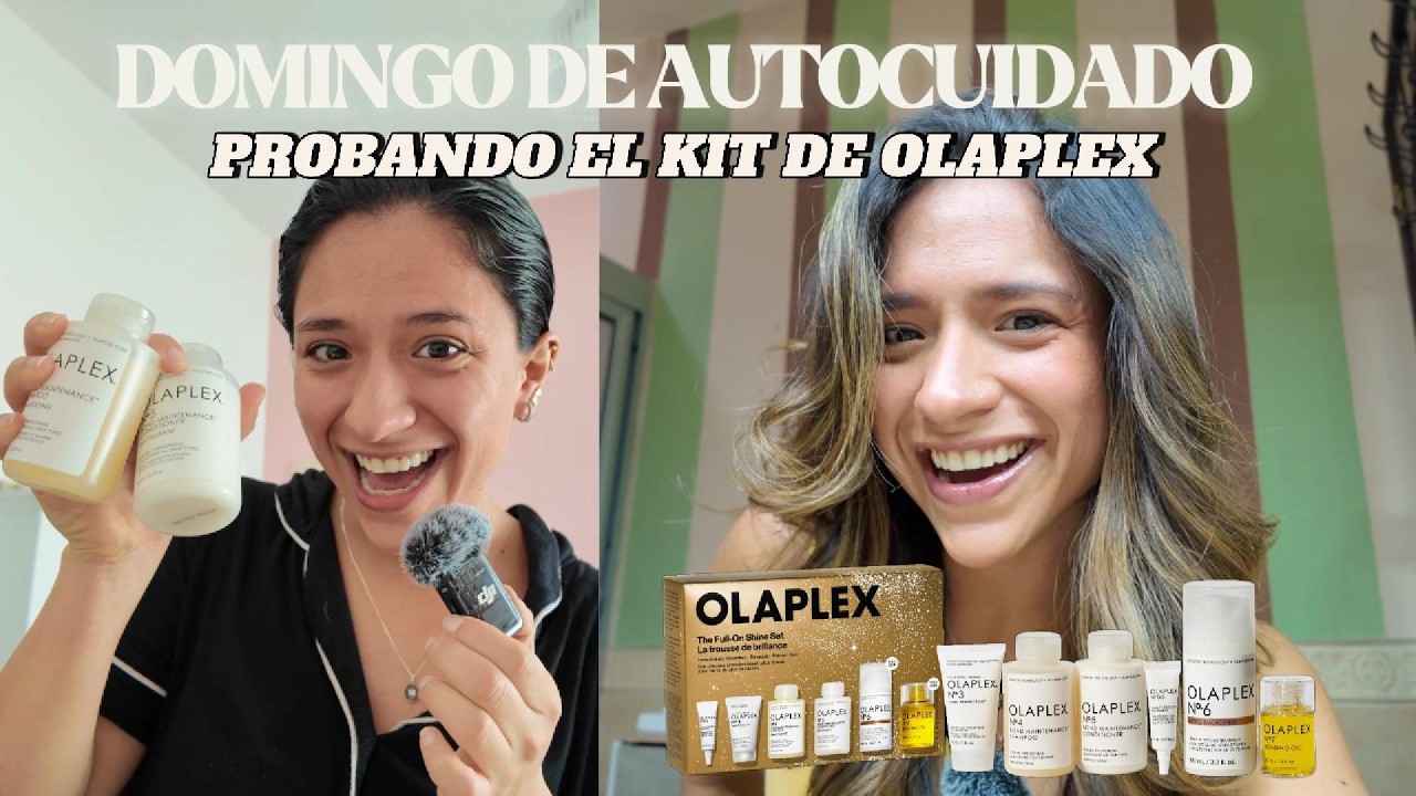 Probando el kit completo de Olaplex en casa | Domingo de autocuidado ✨