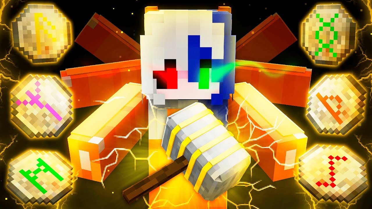 FORJEI O MARTELO DO THOR NA TERRA DOS ELFOS - Minecraft Absurdo 2