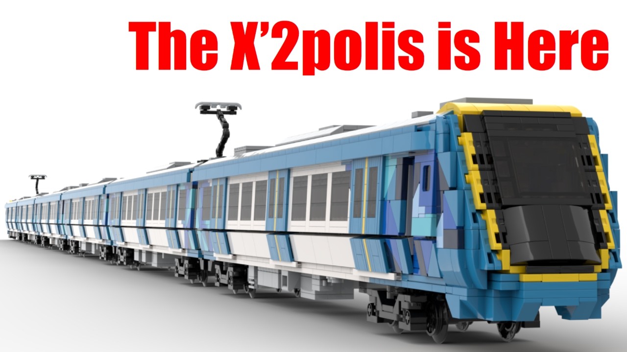 Finishing my LEGO Melbourne X'Trapolis 2.0 Train