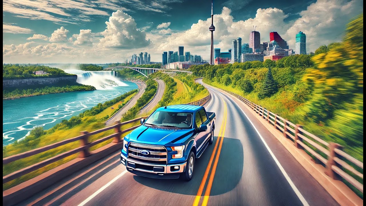 Driving to Niagara Falls from Toronto
