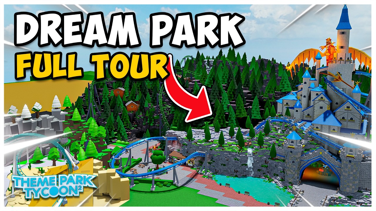 Visiting My DREAM Park in Theme Park Tycoon 2 (All POVs!)