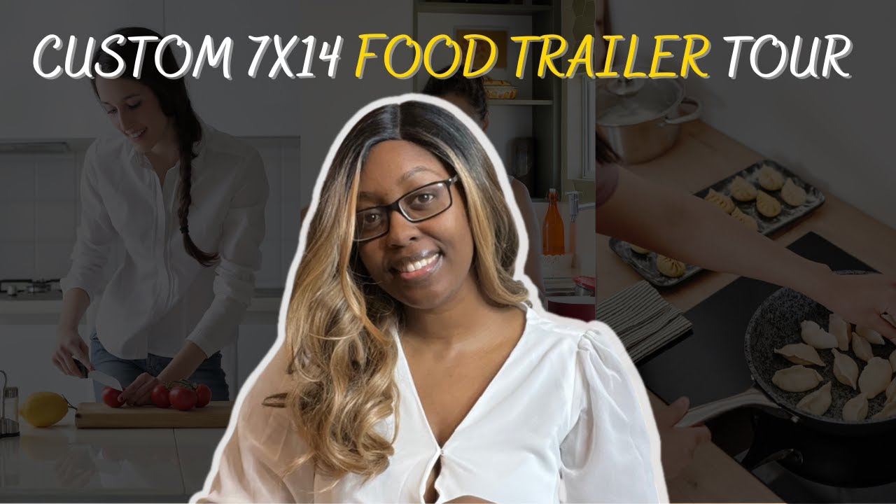 7x14 Custom Food Trailer Video Tour - Red - Joe the Cart Guy - HOW TO START A FOOD TRAILER