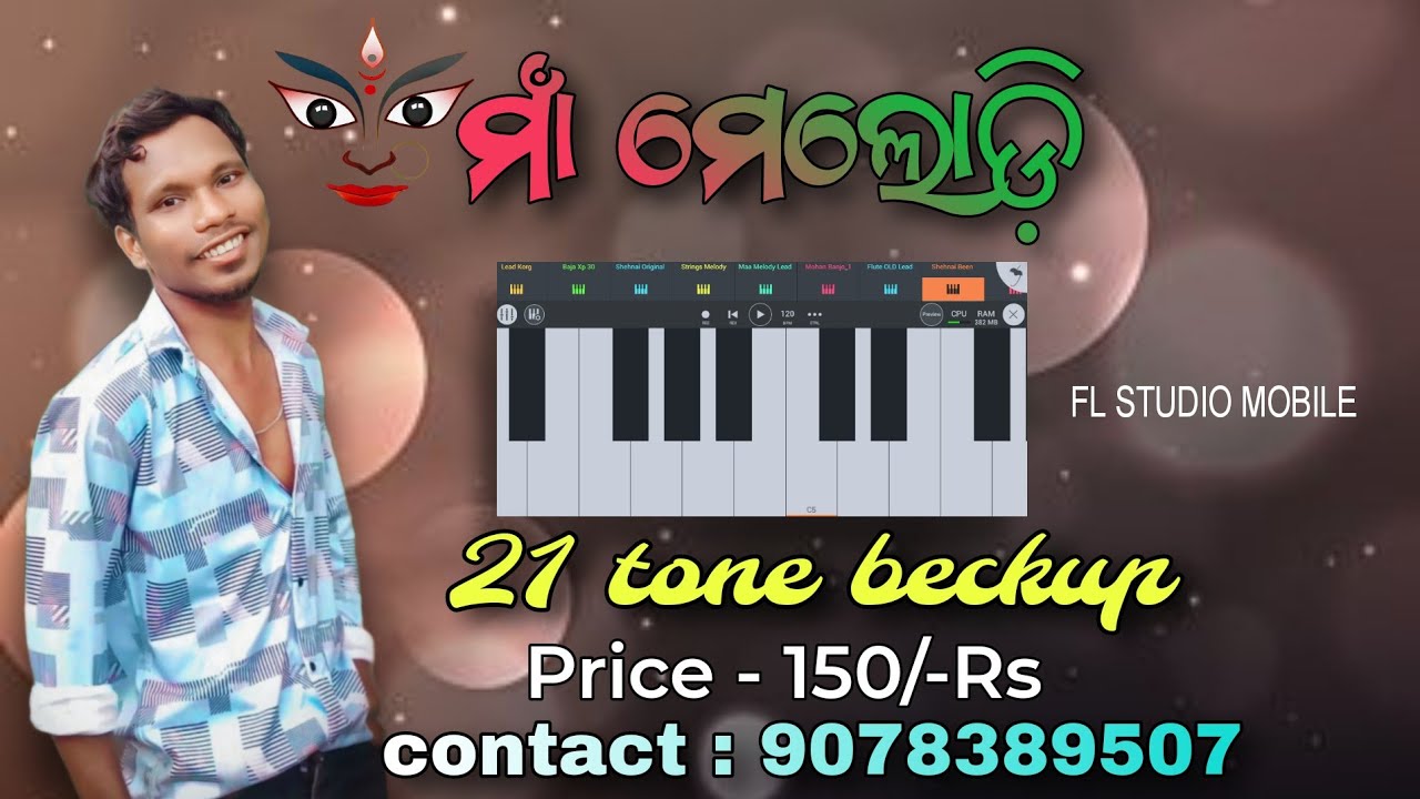 Maa Melody Roland XPS 30 tone sambalpuri backup || fl studio mobile || contact 9078389507