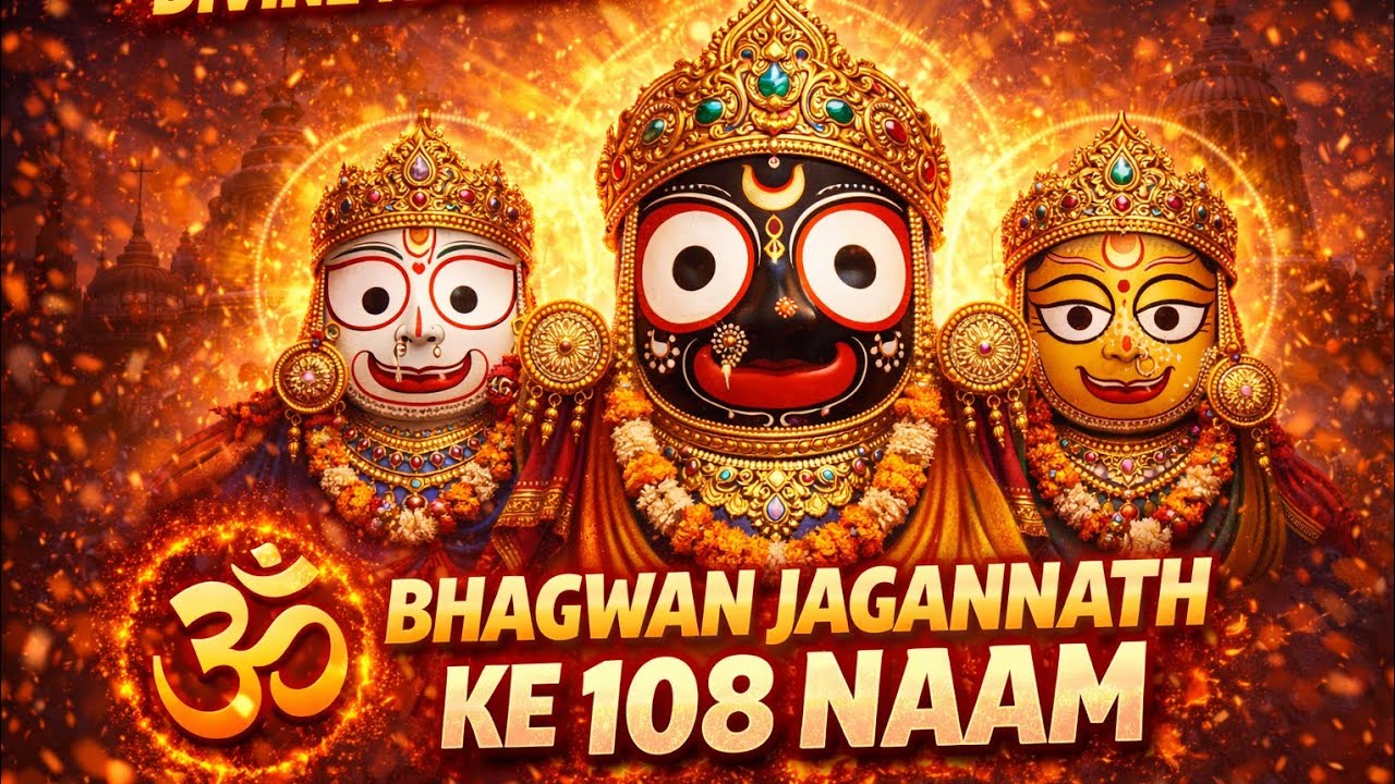भगवान जगन्नाथ के 108 पवित्र नाम।। Bhagwan Jagannath ke Powerful 108 naam