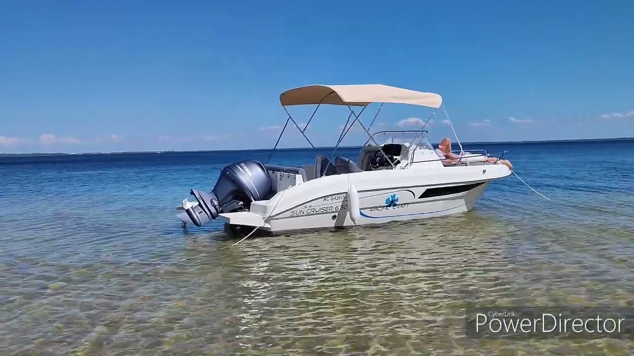Balade en bateau sur le lac de Biscarrosse Sanguinet