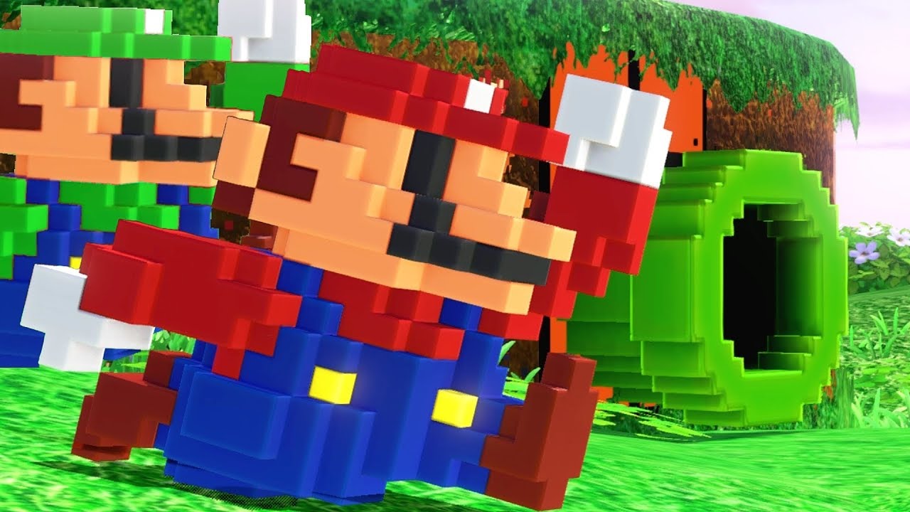 Super Mario Odyssey - 8-Bit Mario Outfit (DLC Showcase)