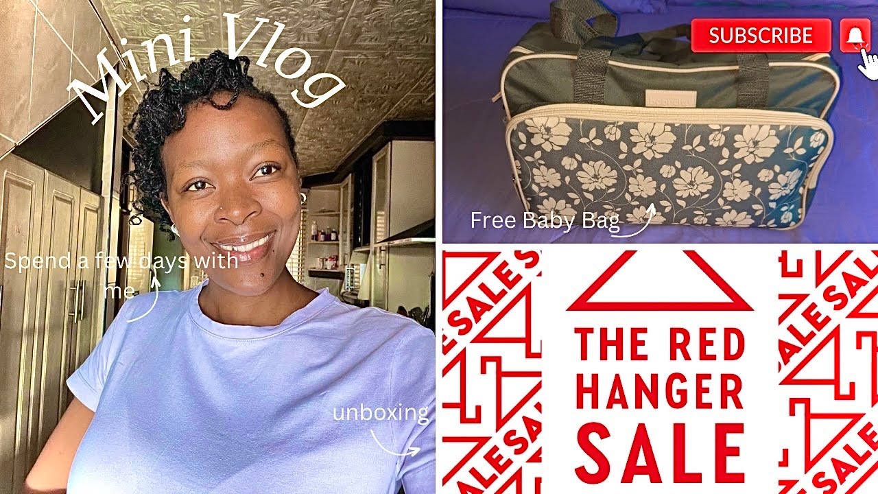 Vlog Update: Newborn, Unemployed, Employed. Dischem Free Baby Bag Unboxing. South African YouTuber