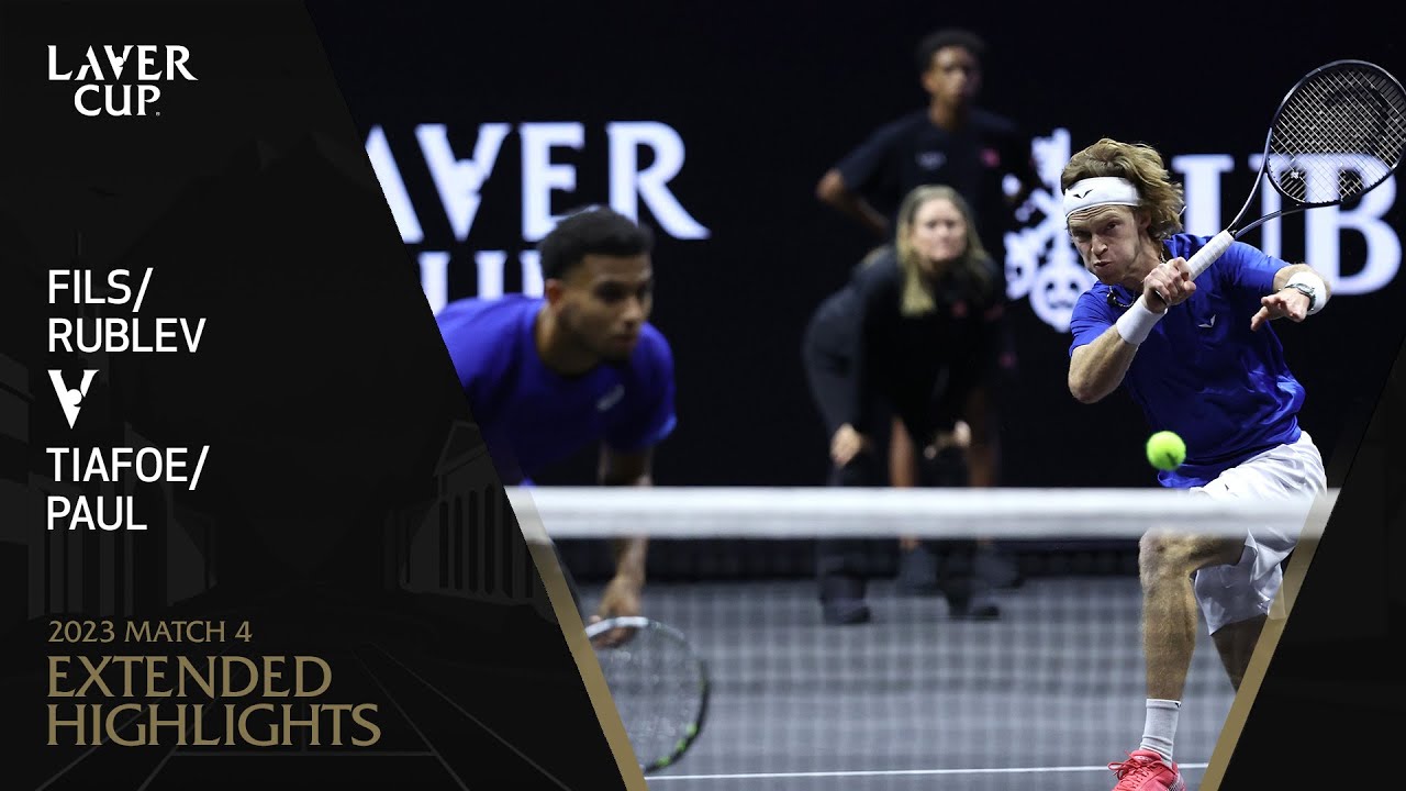 Fils/Rublev v Paul/Tiafoe Extended Highlights | Laver Cup 2023 Match 4